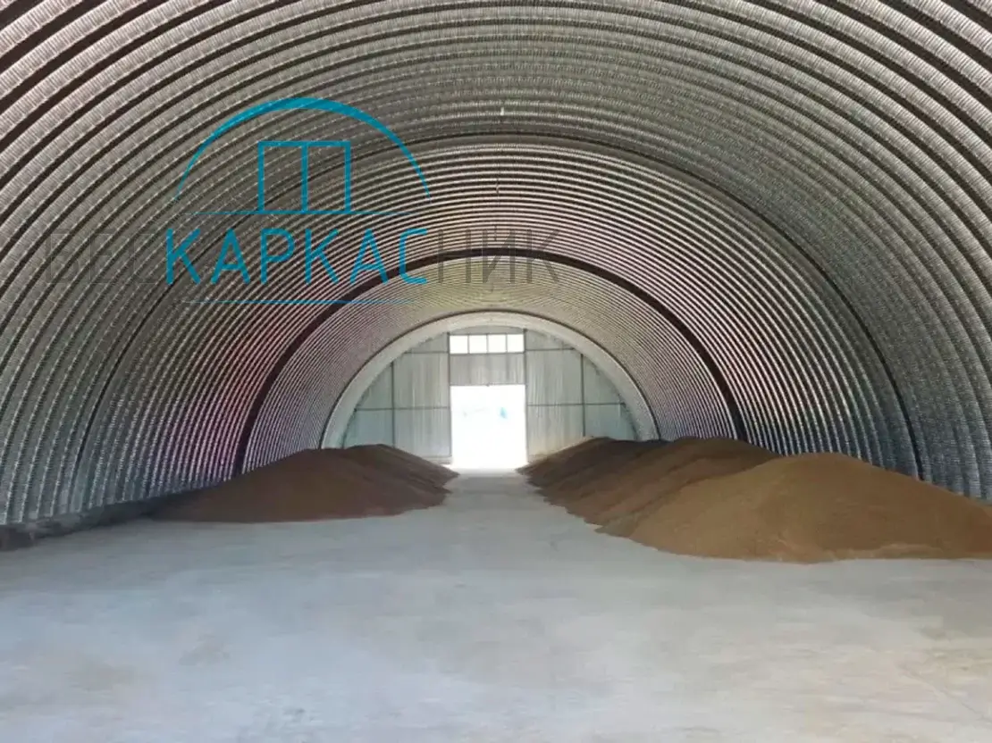Зернохранилище 16×60 м